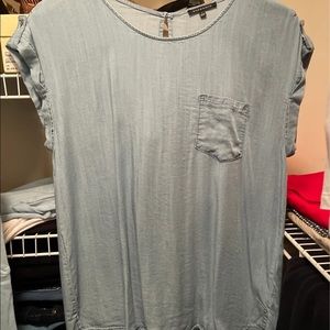 Chambray little number with button detail down the back. Staccato brand